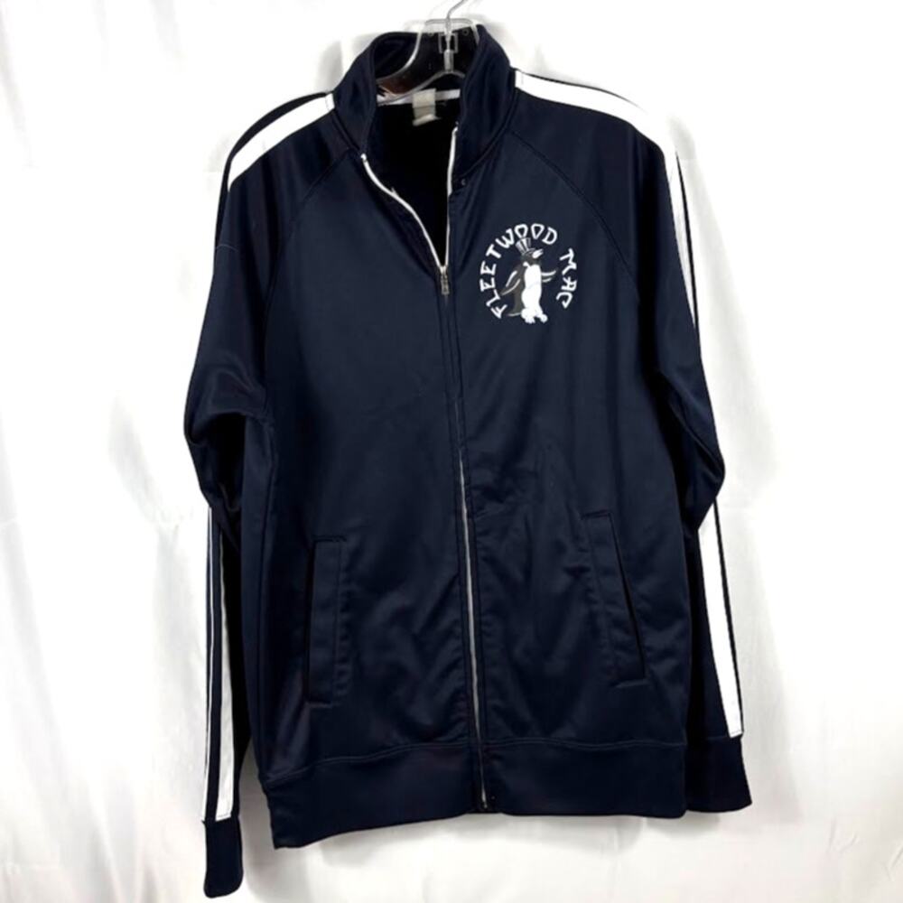 Fleetwood Mac Tour Jacket M Full Zip Track Penguin Classic Rock